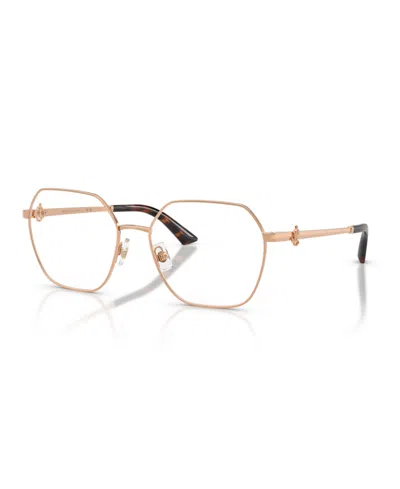 Jimmy Choo Women's Eyeglasses, Jc2023b In Rose Gold