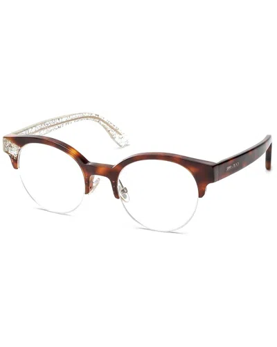 Jimmy Choo Women's Fashion 47mm Optical Frames In Brown