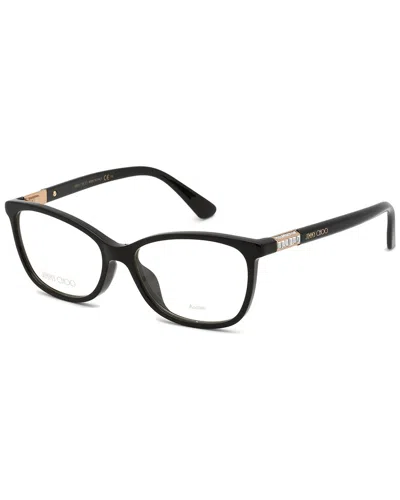 Jimmy Choo Women's Fashion 53mm Optical Frames In Black