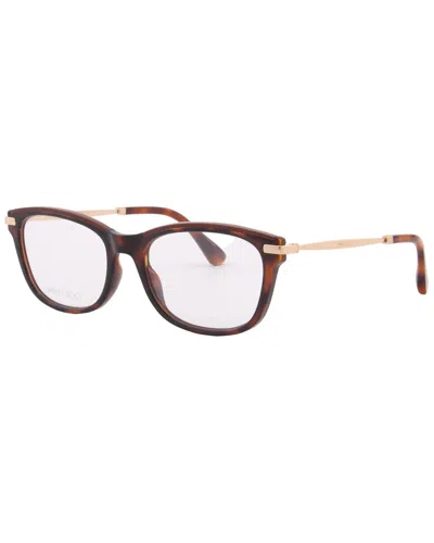 Jimmy Choo Women's Fashion 53mm Optical Frames In Brown