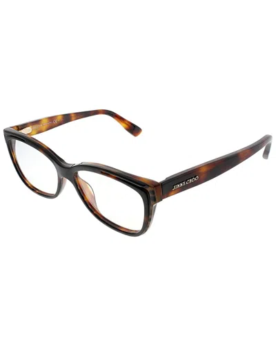 Jimmy Choo Women's Fashion 53mm Optical Frames In Brown