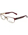 Jimmy Choo Women's Fashion 54mm Optical Frames