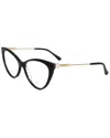 Jimmy Choo Women's 55 Mm Eyeglasses In Black