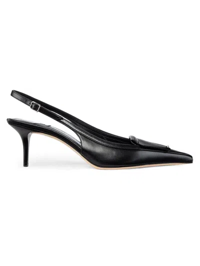 Jimmy Choo Women's Frances 60mm Studded Leather Pumps In Black