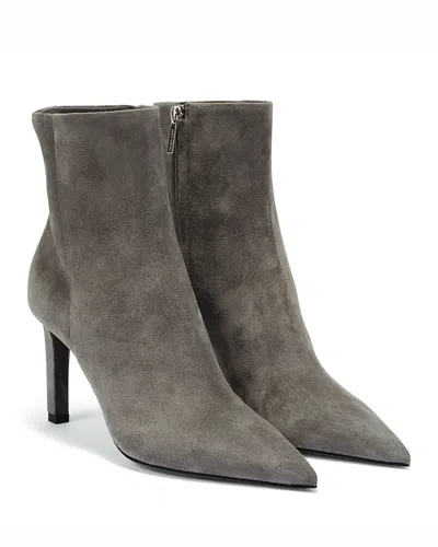 Jimmy Choo Women's Frankie 65 Suede Ankle Boots In Gray