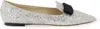 Jimmy Choo Gala Ballerina Flats Women In Silver