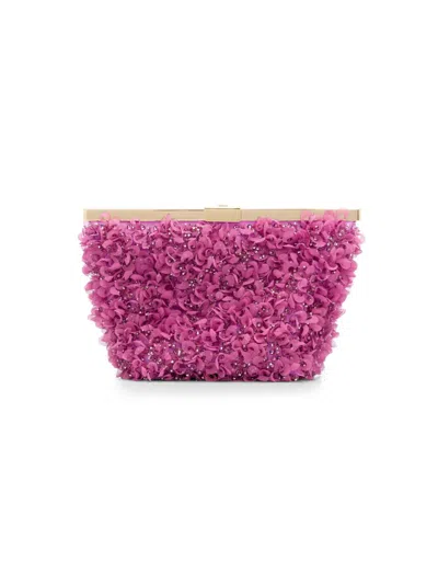 Jimmy Choo Women's Ganache Satin Petal Clutch