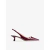 Jimmy Choo Amita 45 In Garnet