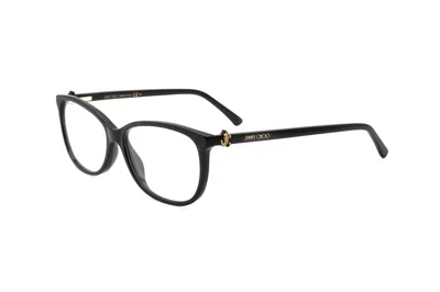 Jimmy Choo Women's Glitter Black 54mm Opticals In Multi