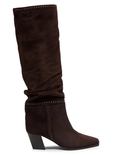 JIMMY CHOO WOMEN'S HART 60MM SUEDE KNEE BOOTS