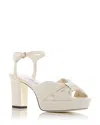 Jimmy Choo Women's Heloise 80 Platform Sandals In Latte