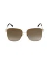 Jimmy Choo Women's Hester 59mm Square Sunglasses In Brown