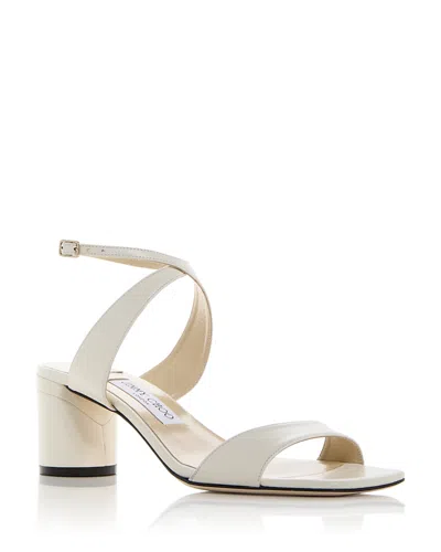 Jimmy Choo Women's Jago 60 Ankle Strap Sandals In Latte