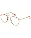 Jimmy Choo Demo Round Ladies Eyeglasses Jc230 0eyr 51 In Gold