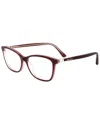 Jimmy Choo Women's 53 Mm Eyeglasses In Brown