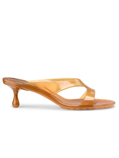 Jimmy Choo Women's Jelly Drop 50mm Sandals In Orange