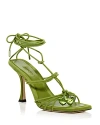 Jimmy Choo Jemma 90 Suede Heeled Sandals In Matcha