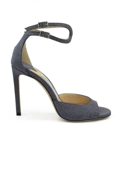 Jimmy Choo Women Lane 100 Sandals In Blue