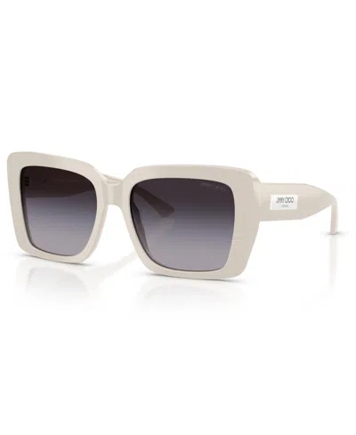 Jimmy Choo Women's Large Sunglasses, Jc5042 In Milk