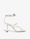 Jimmy Choo Skin-heeled, Open-toed, High-heeled Sandals In Latte