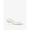 Jimmy Choo 50mm Scarlett Pumps In Latte