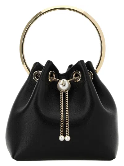 Jimmy Choo Women's Leather Bon Bon Bucket Bag