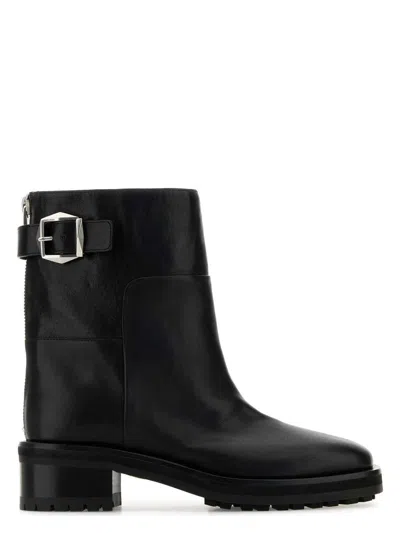 JIMMY CHOO WOMEN'S LEATHER BROOKLYN ANKLE BOOTS