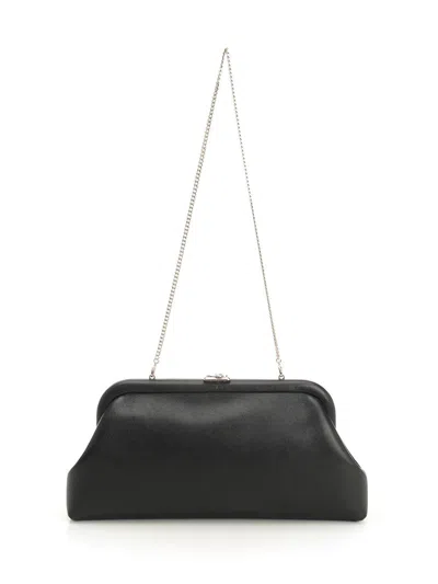 Jimmy Choo Women Leather Clutch In Black