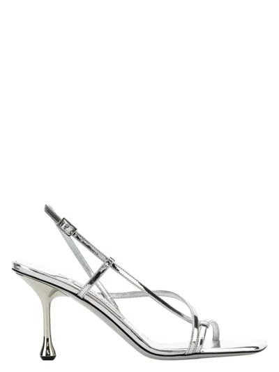 JIMMY CHOO WOMEN'S LEATHER ETANA 80 SANDALS