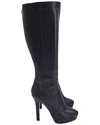 Jimmy Choo Platform Knee-high Boots In Black Leather