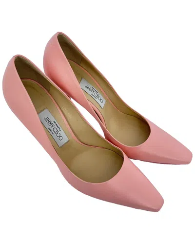 Pre-owned Jimmy Choo Women's Leather X Off-white™ Frances Pump (authentic Pre-loved)
