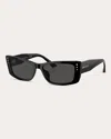 Jimmy Choo Women's Lexy Slim Butterfly Sunglasses In Black