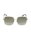 Jimmy Choo Women's Lili 58mm Square Sunglasses In Gray