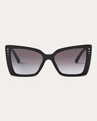 Jimmy Choo Lorea Cat-eye Sunglasses In Grey