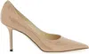 Jimmy Choo Love 65 Pumps In Biscuit Leather In Mixed Colours
