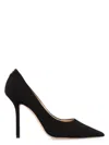 Jimmy Choo Love Pointy-toe Pumps In Black
