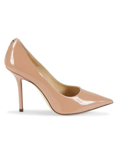 Jimmy Choo Women's Love Pump 100mm Patent Leather Point-toe Stiletto Pumps
