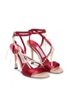 Jimmy Choo Women's Lula 100 Sandals In Red