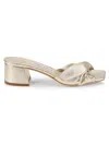 Jimmy Choo Women's Lyn Metallic Leather Sandals