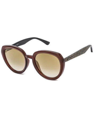 Jimmy Choo Women's Mace/s 53mm Sunglasses In Brown