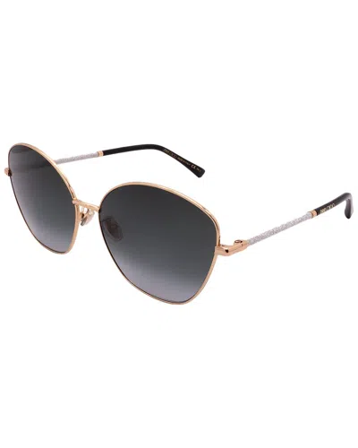 Jimmy Choo Women's Marilia/g 63mm Sunglasses In Black