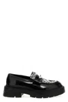Jimmy Choo 'chunky Sole Diamond Marlow' Loafers In Black