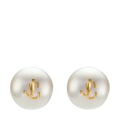 JIMMY CHOO JIMMY CHOO WOMEN MAXI PEARL STUDS EARRINGS