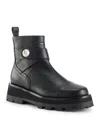 Jimmy Choo Meena Leather Ankle Boots In Black