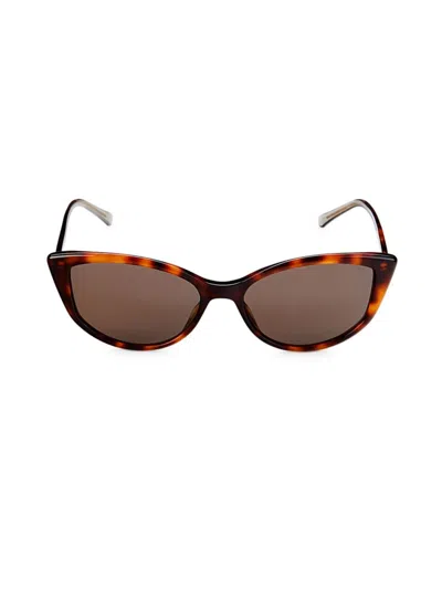 Jimmy Choo Women's Nadia 56mm Cat Eye Sunglasses In Brown