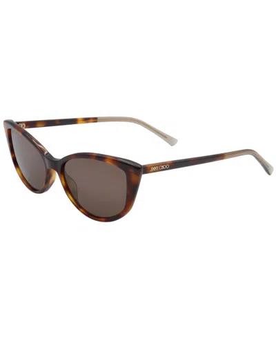 Jimmy Choo Women's Nadia/s 56mm Sunglasses In Brown