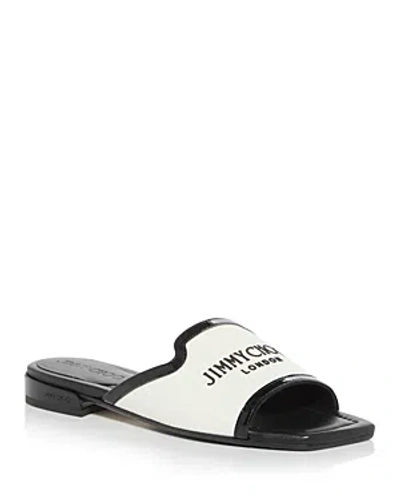 Jimmy Choo Women's Nako Slide Sandals In White