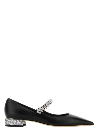 JIMMY CHOO WOMEN'S NAPPA LEATHER BING BALLERINAS