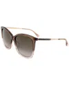 Jimmy Choo Jc Nerea/g/s 08m/ha Brown Nude Sunglasses In Brown
