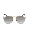 Jimmy Choo Women's Olly 60mm Aviator Sunglasses In Grey
